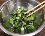 🔰簡単！混ぜるだけオクラと塩昆布の韓国風ナムル作り方3写真
