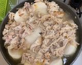 横浜発♡肉多過ぎが美味しい•豚バラ大根作り方3写真