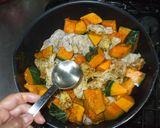 かぼちゃ豚肉カレー味煮物♪簡単カレー粉作り方5写真