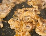 赤玉ねぎとＸO醬入豚肉の　サラダ作り方4写真