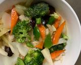 お一人様クリーミー梅炒飯味豆腐野菜炒め作り方15写真