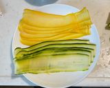 ズッキーニとチーズの巻き巻きキムチ漬け作り方1写真