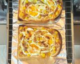 DX⭐︎照り焼きチキンピザ風トースト作り方2写真