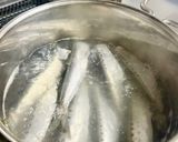 イワシの梅干し甘酢生姜煮作り方2写真