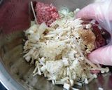 ピーマンのえのきバーグ作り方1写真