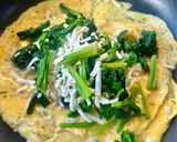 ほうれん草・チーズオムレツ作り方6写真