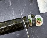 菜花と牛肉の海苔巻き作り方6写真