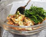 簡単過ぎ！サバ缶の香味野菜和え✨作り方3写真