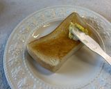 甘くて塩っぱい✨栗粉バタートースト作り方2写真
