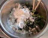 納豆大量消費！もちもち納豆ニラチヂミ作り方1写真