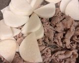 豚肉とシャキシャキ長芋の甘辛炒め作り方3写真