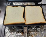 ハムとチーズの卵のホットサンド作り方3写真