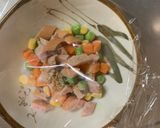 全てレンジさっぱりオイすき焼き味炒飯弁当作り方3写真