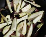 鶏ももとナスのネギ塩焼作り方3写真