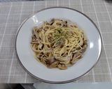 アサリと舞茸のパスタ作り方4写真
