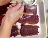 鹿肉ジビエのサルティンボッカ作り方1写真
