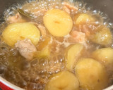 新じゃがと豚肉といんげんの旨煮作り方5写真
