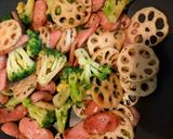 夕食・おつまみ★ガリバタ醤油のジャーマン蓮根作り方7写真