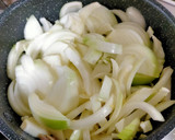 薄揚げとたまねぎの卵とじ作り方2写真