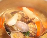 超簡単お馴染みあさりの野菜味噌汁💖作り方4写真