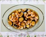 夏簡単昼食！ナスとエビの餡掛け冷やし饂飩作り方6写真