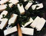 お豆腐とわかめの卵とじ😻作り方2写真