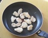 鶏むね肉とニラのオイスターソース炒め♪作り方5写真