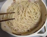 ツナと大根おろしの和風パスタ作り方4写真