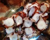 タコとキュウリとワカメのリンゴ酢の酢の物作り方2写真