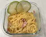【レンジで簡単】青レモンとベーコンさっぱりパスタ作り方6写真