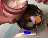 玉子２個で作る、ダブルクリームメロンパン作り方4写真