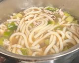 お昼ごはん♡栄養満点♡舞茸豚肉うどん作り方2写真