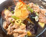 茄子の麺つゆ煮浸し♡豚肉添えて簡単♡美味作り方6写真