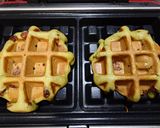 簡単♬抹茶＆粒あんのアメリカンワッフル♬作り方6写真