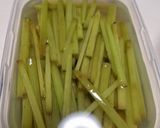 灰汁抜き、ふきじゃがいも油揚げの味噌汁作り方6写真