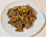 旨み爆弾！梅ポン生姜の牛コマ！作り方8写真