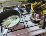 ランチに!ヤリイカと玉ねぎのイカ墨パスタ作り方5写真