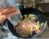 ペペロンチーノ(cabbage&bac)作り方8写真