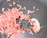 飾りｱﾝｼﾞｪﾚ甘酸っぱい桜ｴﾋﾞｺﾞｰﾔスパ作り方2写真