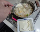 豚バラ肉と豆腐のトロみスープ作り方2写真