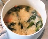 優しい♡卵と野菜のほっこりおじや作り方3写真