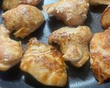 やわらかしっとり♪鶏むねにんにく生姜焼き作り方3写真