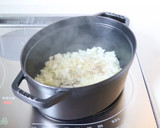 野菜の旨み【煮込み野菜のミルクスープ】作り方1写真