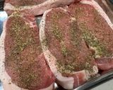 簡単！塗って焼くだけ　豚肉のからし焼き作り方1写真