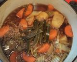 そぼろと白菜の肉じゃが作り方9写真