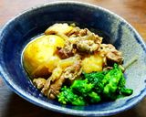 新じゃがの肉じゃが　新玉葱、発酵玉葱作り方12写真