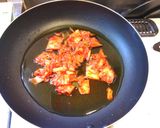 ワンパン！超絶時短！限界飯♪　とろ玉キムチーズ丼作り方2写真
