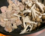 鶏もも肉と小松菜のごまみそ炒め作り方4写真