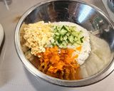福神漬ときゅうりのカリカリ冷やし混ぜご飯作り方4写真
