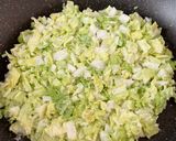 離乳食後期　手づかみ　白菜のお好み焼き作り方5写真